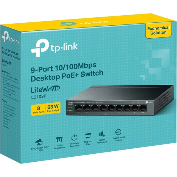 TP-Link LS109P switch - Switche - Obrázek JE61000N01