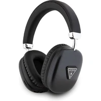 Guess PU Leather 4G Triangle Logo Bluetooth Stereo Headphone černé - Sluchátka