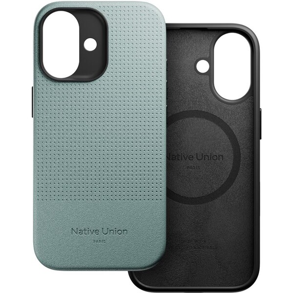 Native Union Active Case MagSafe kryt z recyklovaného materiálu iPhone 17 slate green