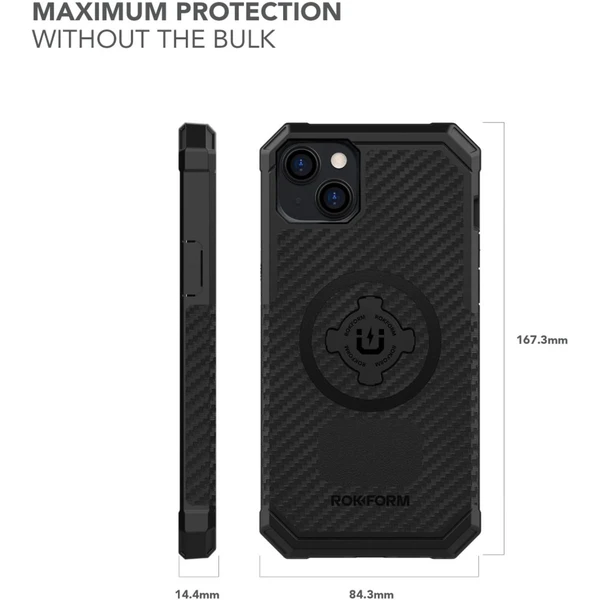 Rokform Rugged Case ochranné pouzdro pro Apple iPhone 14 Plus černé - Pouzdra - Obrázek JFMH100501