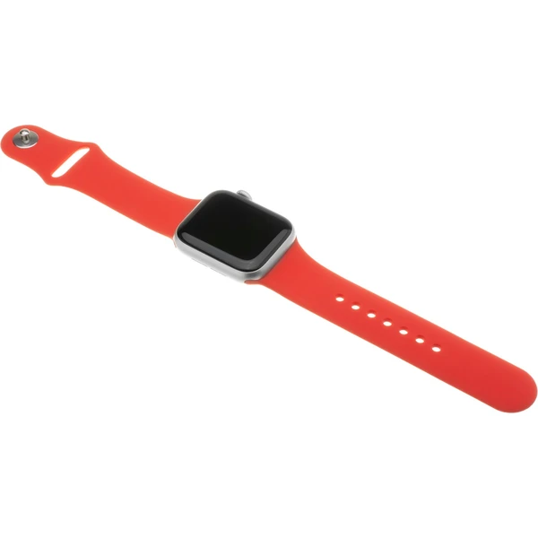FIXED Silicone Strap silikonový řemínek set Apple Watch 42 mm/44 mm červený - Řemínky - Obrázek JGTFF00101