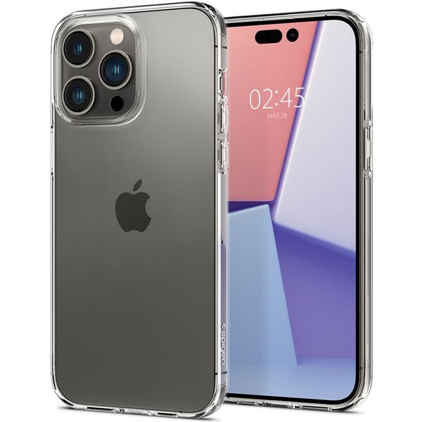 Pouzdro Spigen Crystal Flex iPhone 14 Pro - čiré