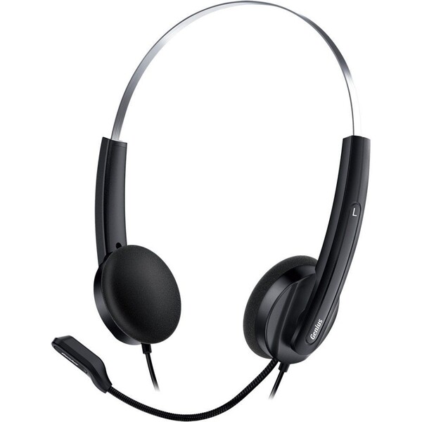 Genius HS-220U USB sluchátka s mikrofonem černá