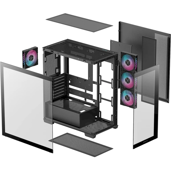 DEEPCOOL CG580 4F černá - Počítačové skříně - Obrázek JI2E000K01
