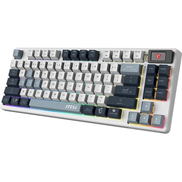 MSI FORGE GK600 TKL Sky bezdrátová herní klávesnice CZ/SK - Klávesnice - Obrázek JIUF000K01