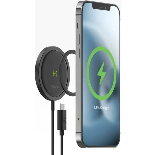 Mophie Snap+ bezdrátová nabíjecí podložka 15W černá - Nabíječky - Obrázek JIY7300401