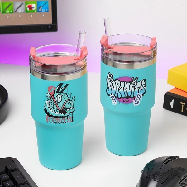 Cestovní hrnek Fortnite - Llama Here! 600 ml - Hrnky - Obrázek JJHE000K01