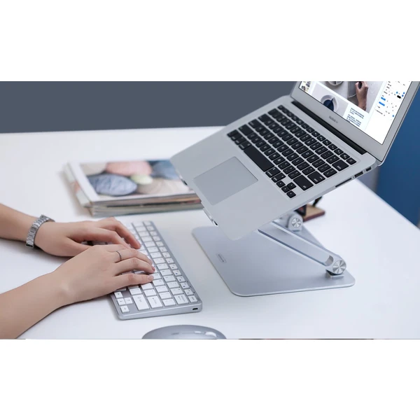 Nillkin ProDesk Adjustable stojánek na notebook stříbrný - Stojánky - Obrázek JJKX000501