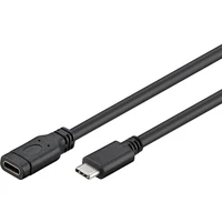 PremiumCord USB-C/USB-C prodlužovací kabel 2m černý - Kabely a redukce
