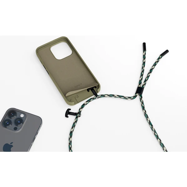 EPICO silikonový kryt se šňůrkou pro iPhone 14 Pro Max zelený - Pouzdra - Obrázek JLC8700301