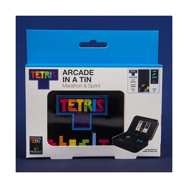 Tetris hra v plechové krabičce - Retro konzole - Obrázek JM45700301