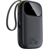 Baseus EnerFill FC31 Qpow 3 20000mAh powerbanka, 22,5W, s kabelem USB-C a Lightning černá - Powerbanky