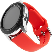 FIXED Silicone Strap s šířkou 20mm smartwatch červený - Řemínky