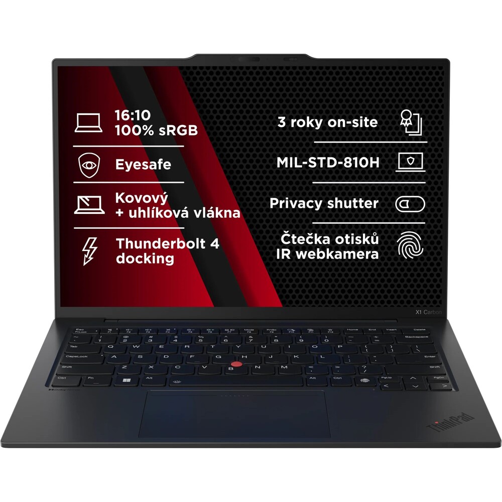 Lenovo ThinkPad X1 Carbon Gen 12 (21KC005RCK) černý