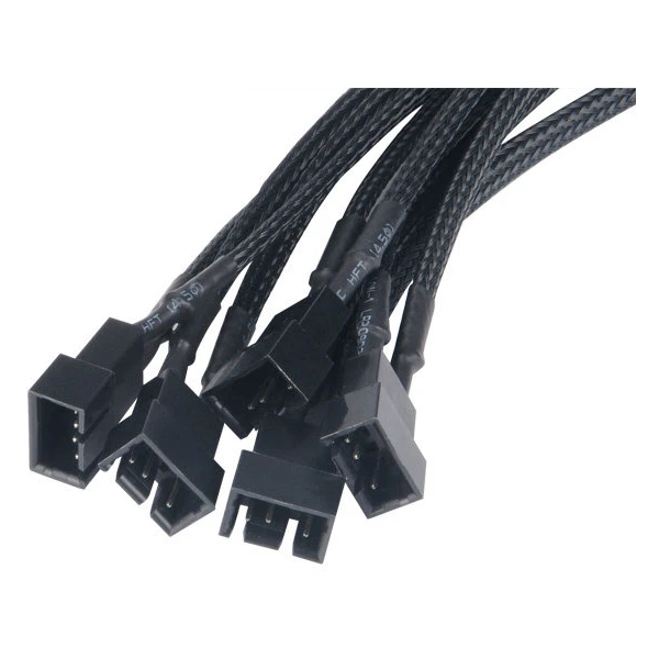 Akasa Flexa FP5 pro připojení 5 PWM ventilátorů - Kabely a redukce - Obrázek JN4X600301