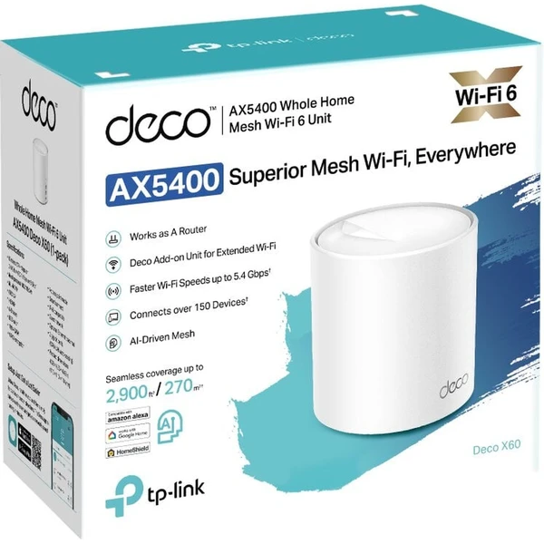 TP-Link Deco X60 Mesh systém 1ks - Mesh systémy - Obrázek JNZ7000L01