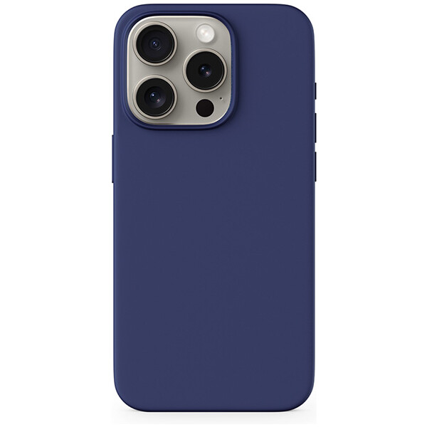 Epico Mag+ Silicone Case for iPhone 15 Pro Max - MagSafe compatible - modrá Modrá