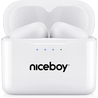 Niceboy HIVE Podsie 4 bezdrátová sluchátka bílá - Sluchátka