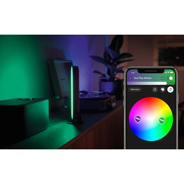 Philips Hue Play Duo Pack White and Color Ambiance + Hue Bridge  - Svítidla - Obrázek JS03000301