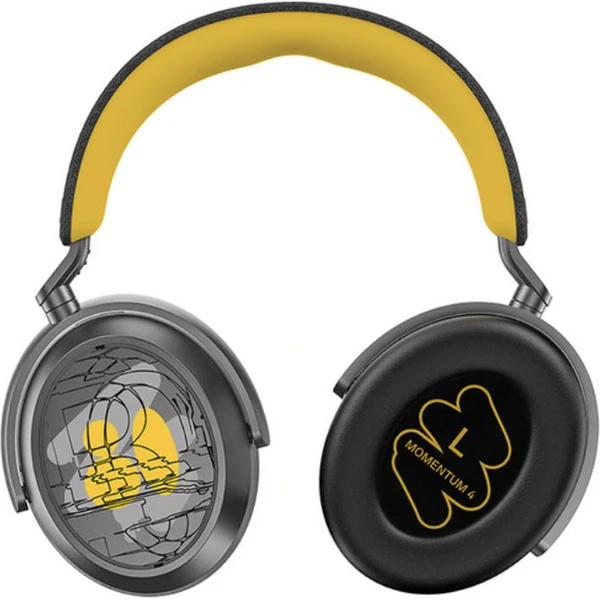 Sennheiser Momentum 4 bezdrátová sluchátk 80th Anniversary Edition šedá/žlutá - Sluchátka - Obrázek JSHE000K01