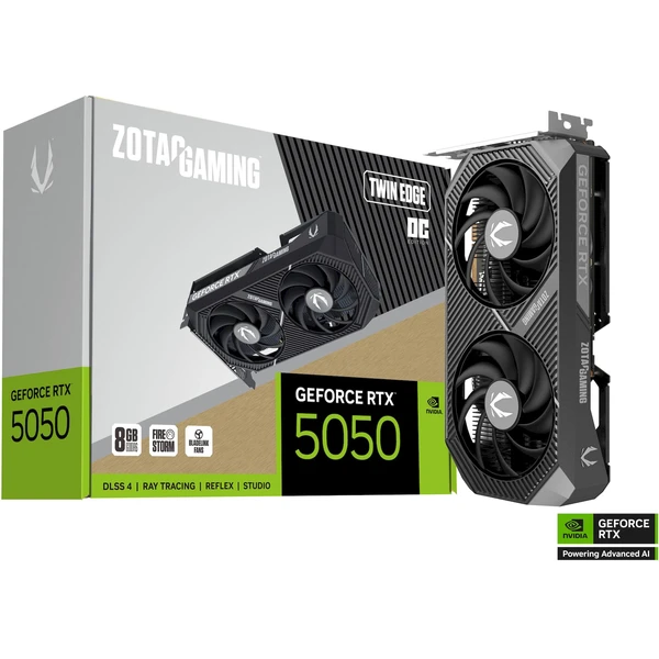 ZOTAC NVIDIA GeForce RTX 5050 Twin Edge OC - Grafické karty - Obrázek JSLI000K01