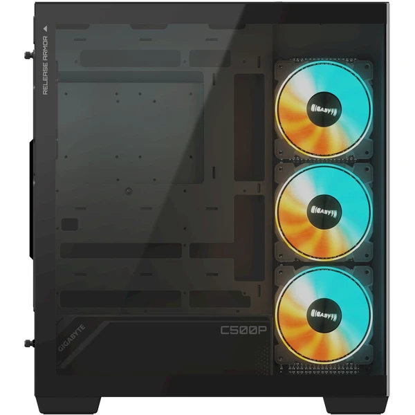 GIGABYTE C500 PANORAMIC STEALTH černá - Počítačové skříně - Obrázek JT5H000K01