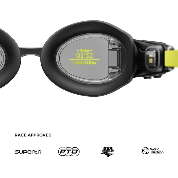 FORM Smart Swim 2 chytré plavecké brýle černé/žluté - Brýle - Obrázek JT6G000K01
