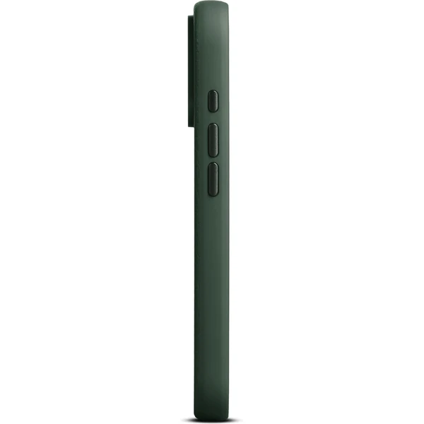 Woolnut MagSafe kožený kryt iPhone 17 Pro tmavě zelený - Pouzdra - Obrázek JULH000K01