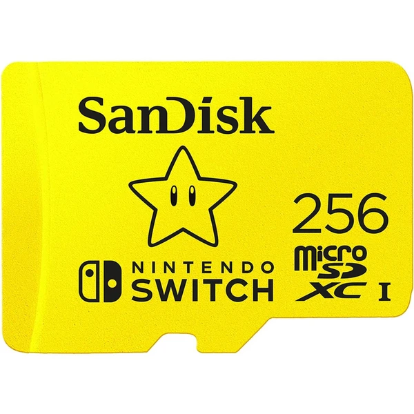 SanDisk MicroSDXC for Nintendo Switch paměťová karta 256GB - Paměťové karty - Hlavní obrázek