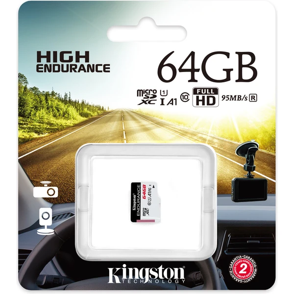 Kingston High Endurance microSDXC 64GB - Paměťové karty - Obrázek JX3X000501