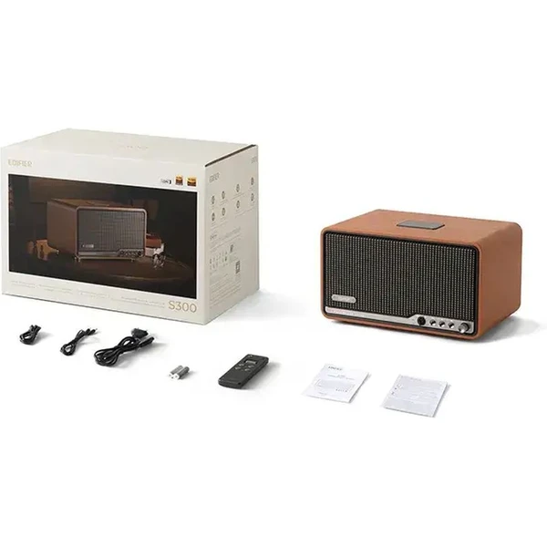 EDIFIER S300 bezdrátový reproduktor hnědý - Reproduktory - Obrázek JY7H000K01