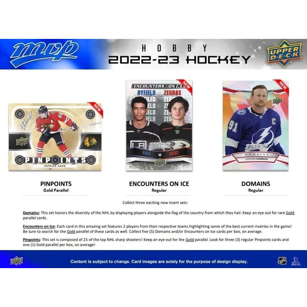 Hokejové karty Upper Deck - 22-23 MVP Hobby Balíček - Hokejové karty - Obrázek JYF3G00101