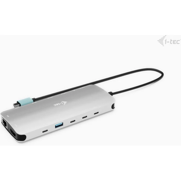 i-tec USB-C Metal Nano 3x Display Dock 2x HDMI 1x USB-C video dokovací stanice + nabíječka - Dokovací stanice - Obrázek JZ6K000K01