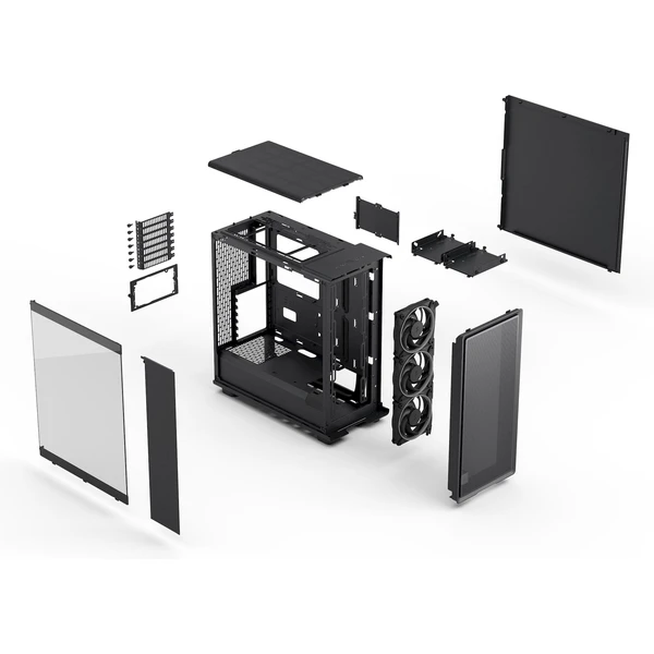 Fractal Design Epoch Black TG RGB Light tint - Počítačové skříně - Obrázek JZ9F000K01