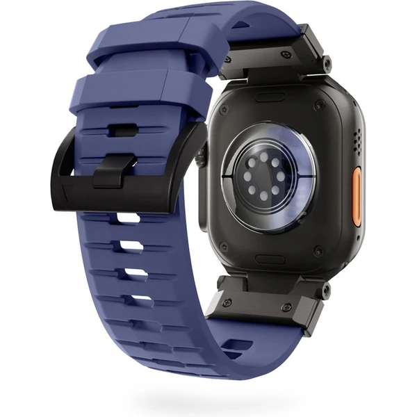 Epico Rubber Pro řemínek s nerezovým zapínáním pro Apple Watch 49/46/45/44/42mm modrý - Řemínky - Obrázek JZMJ000K01
