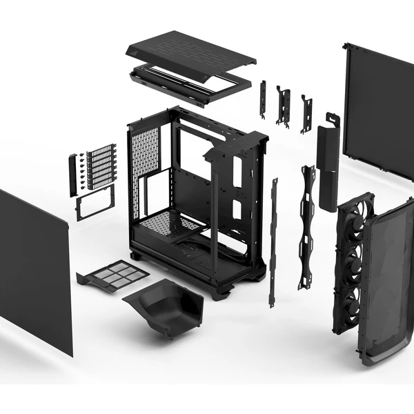 Fractal Design Meshify 3 Black Solid - Počítačové skříně - Obrázek K02G000J01