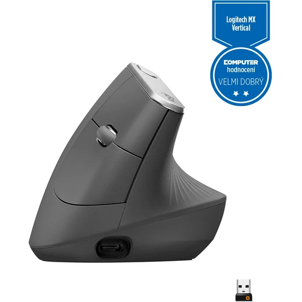Logitech MX Vertical černá - Myši - Obrázek K08F000J01