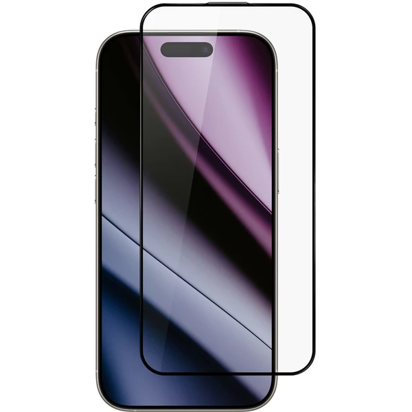 Epico ImpactCeramic sklo 3D Ultra-široké krytí s aplikátorem proti prachu pro iPhone 15/16 - Ochranné folie a skla - Obrázek K0HC000K01