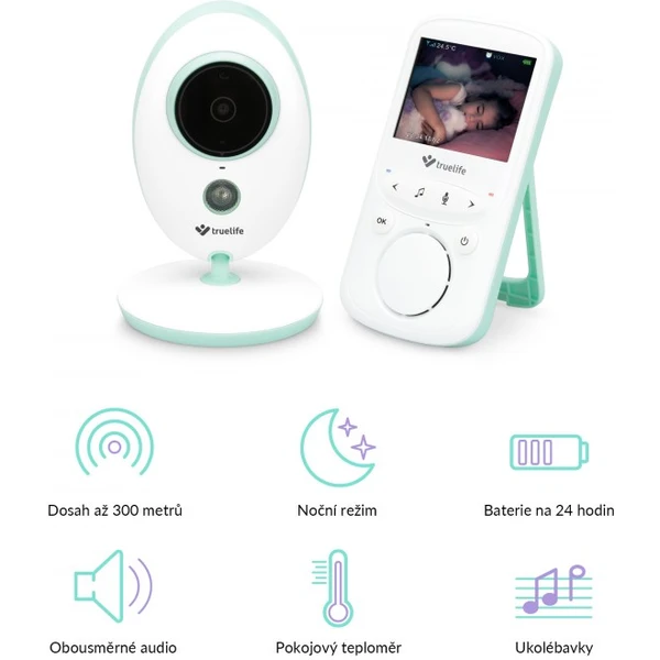TrueLife NannyCam V24 Pro digitální video chůvička  - Kamery - Obrázek K0M7000P01