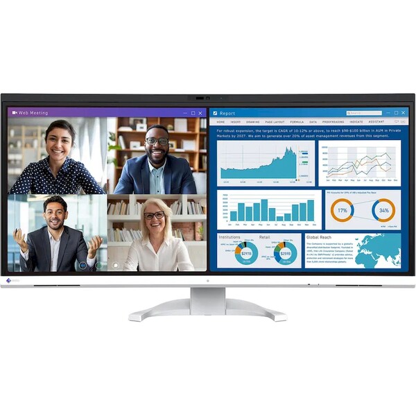 Eizo FlexScan EV3450XC-WT Bílá