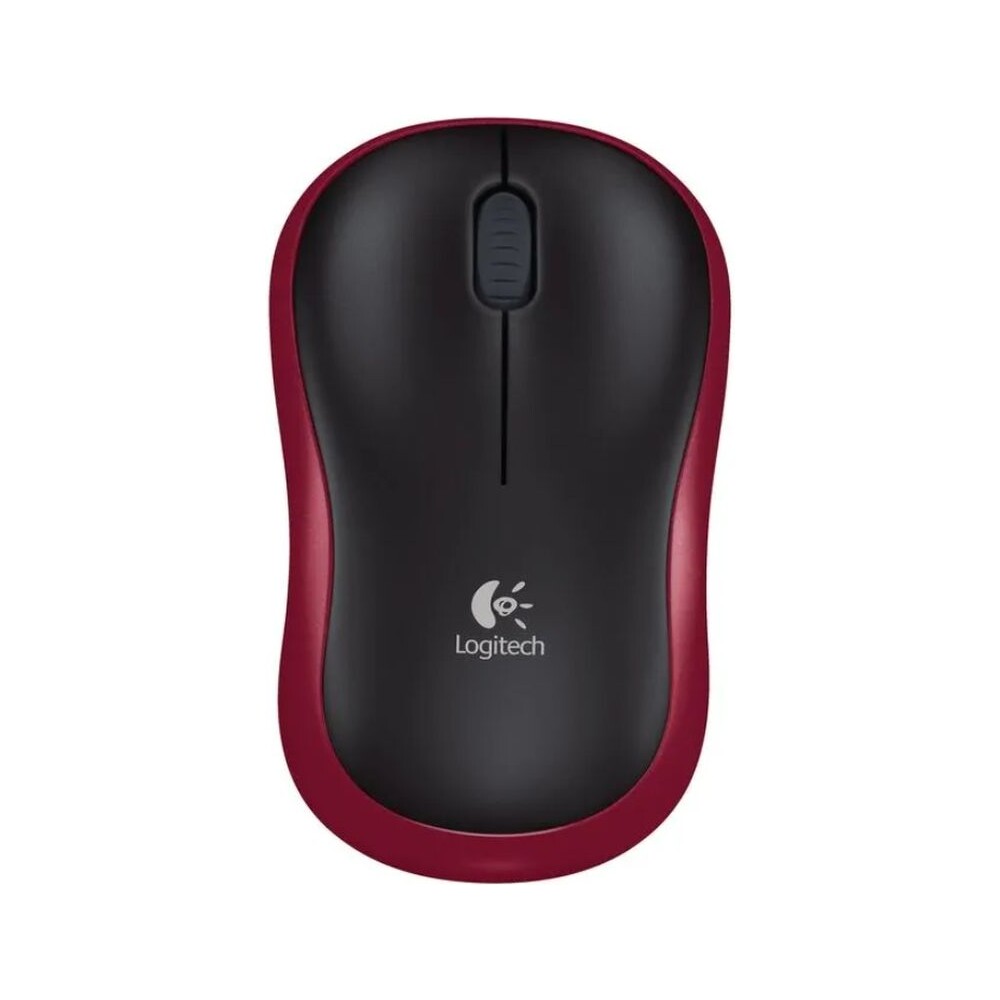 Logitech Wireless Mouse M185 bezdrátová myš červená