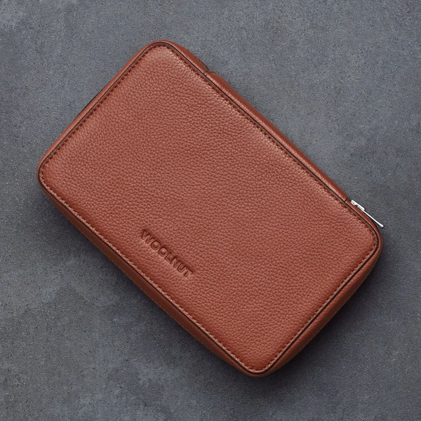Woolnut kožený Tech Organizér hnědý - Organizéry - Obrázek K0Q4000701