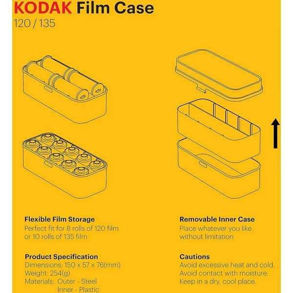 Kodak Film Case 120/135 (large) pouzdro pro film černé - Pouzdra - Obrázek K0WE000J01