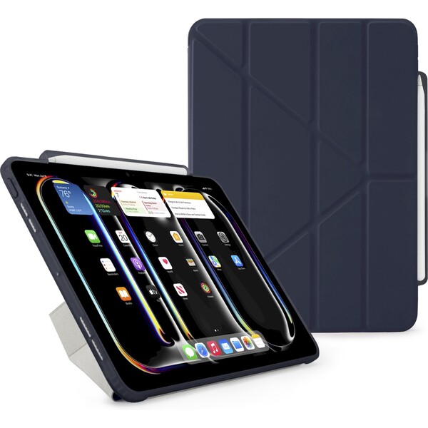Pipetto Origami No3 Pencil Case Dark Blue iPad Pro 11 2024 P053-113-AF