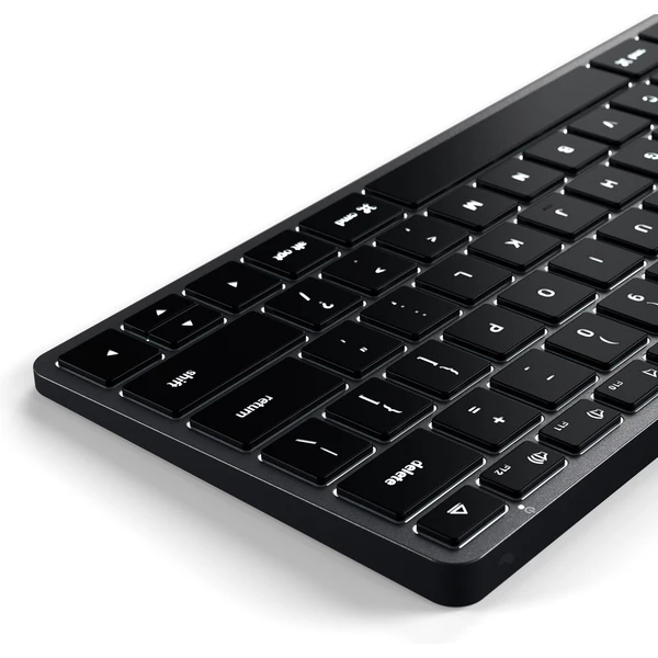 Satechi Slim W1 USB-C klávesnice US vesmírně šedá - Klávesnice - Obrázek K1BT000501