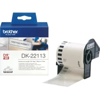 Brother DK-22113 průsvitná filmová role pro černý potisk 62 mm - Pásky pro štítkovače