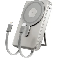 Spello ForcePack 4v1 MagSafe powerbanka 10000mAh titanová - Powerbanky