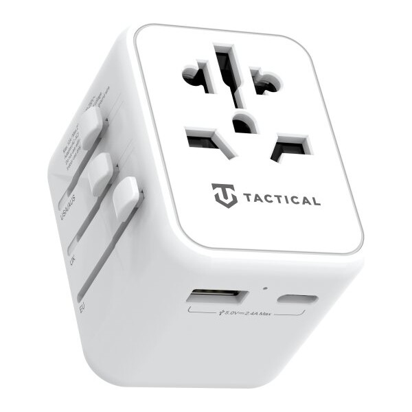Pouzdro TACTICAL 60170 TACTICAL PTP Cestovní adaptér bílé Bílá