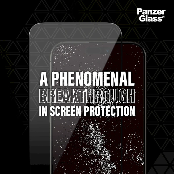 PanzerGlass Ceramic tvrzené sklo Apple iPhone 15 Pro Max s instalačním rámečkem - Ochranné folie a skla - Obrázek K1V7000L01
