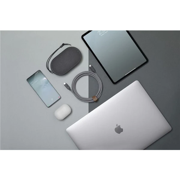Native Union Belt Cable Pro USB-C/USB-C napájecí kabel 240W 2,4m, zebra - Kabely a redukce - Obrázek K1Y1000701